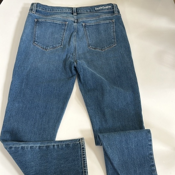 FAVORITE DAUGHTER The Erin High Rise Slim Straight Jeans Size 32 Inseam 27” EUC - Picture 10 of 13